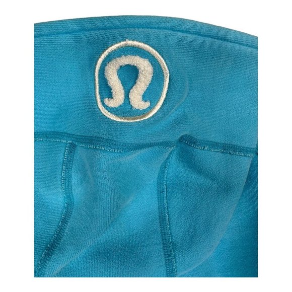 lululemon jacket Powder Blue Hood Pockets Sz 6 - Picture 4 of 7